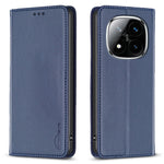 BINFEN COLOR BF18 For Xiaomi Redmi Note 14 Pro 4G Leather Case Card Slots Phone Cover
