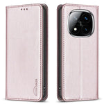 BINFEN COLOR BF18 For Xiaomi Redmi Note 14 Pro 4G Leather Case Card Slots Phone Cover