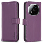 BINFEN COLOR BF17 For Xiaomi Redmi Note 14 Pro 4G Case Wallet Folio Flip Leather Cover