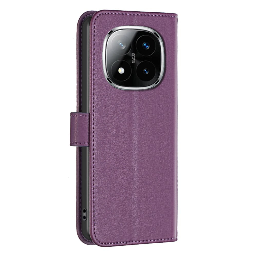 BINFEN COLOR BF17 For Xiaomi Redmi Note 14 Pro 4G Case Wallet Folio Flip Leather Cover