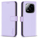 BINFEN COLOR BF17 For Xiaomi Redmi Note 14 Pro 4G Case Wallet Folio Flip Leather Cover