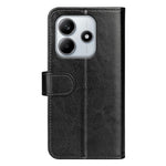 For Xiaomi Redmi Note 14 4G (163.25mm) Wallet Case Crazy Horse Texture Stand Leather Phone Cover