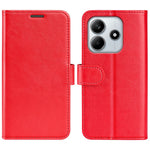 For Xiaomi Redmi Note 14 4G (163.25mm) Wallet Case Crazy Horse Texture Stand Leather Phone Cover