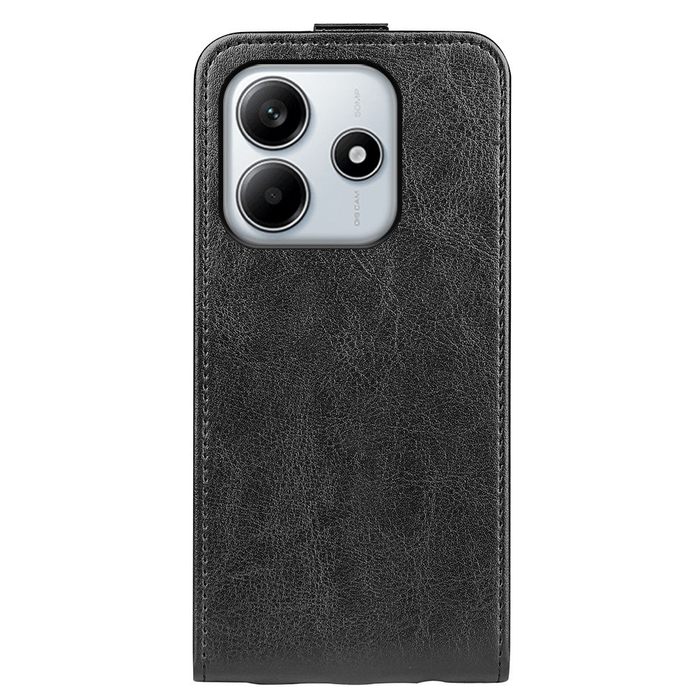 For Xiaomi Redmi Note 14 4G (163.25mm) Case with Card Slots Vertical Flip Leather Phone Cover