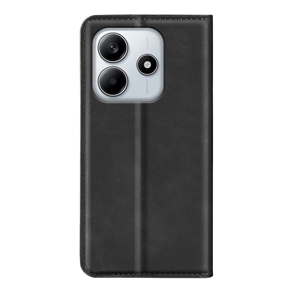 Xiaomi Redmi Note 14 4G (163.25mm) Fodral Skin Touch Läder Plånboksfodral