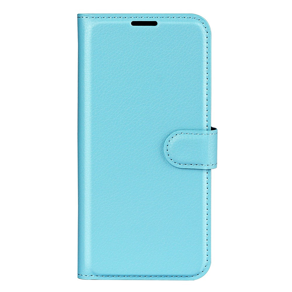 Xiaomi Redmi Note 14 4G (163.25mm) Fodral Litchi Texture Stötsäkert Läder Plånboksfodral