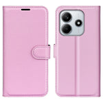 For Xiaomi Redmi Note 14 4G (163.25mm) Case Litchi Texture Shockproof Leather Wallet Phone Cover