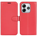 For Xiaomi Redmi Note 14 4G (163.25mm) Case Litchi Texture Shockproof Leather Wallet Phone Cover