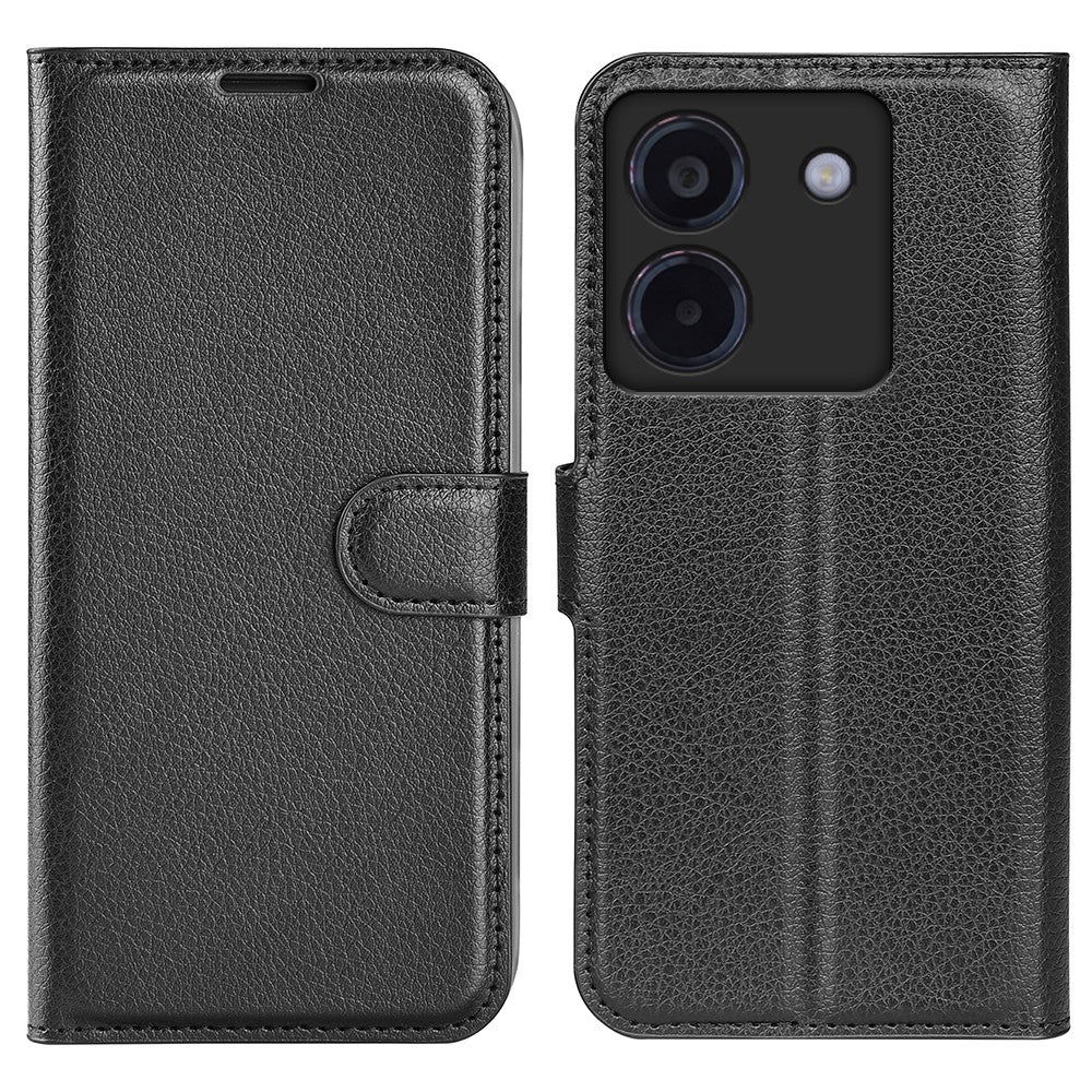 For Xiaomi Poco M7 Pro 5G Case Litchi Texture Shockproof Leather Wallet Phone Cover
