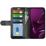 For Xiaomi Poco M7 Pro 5G Wallet Case Crazy Horse Texture Stand Leather Phone Cover