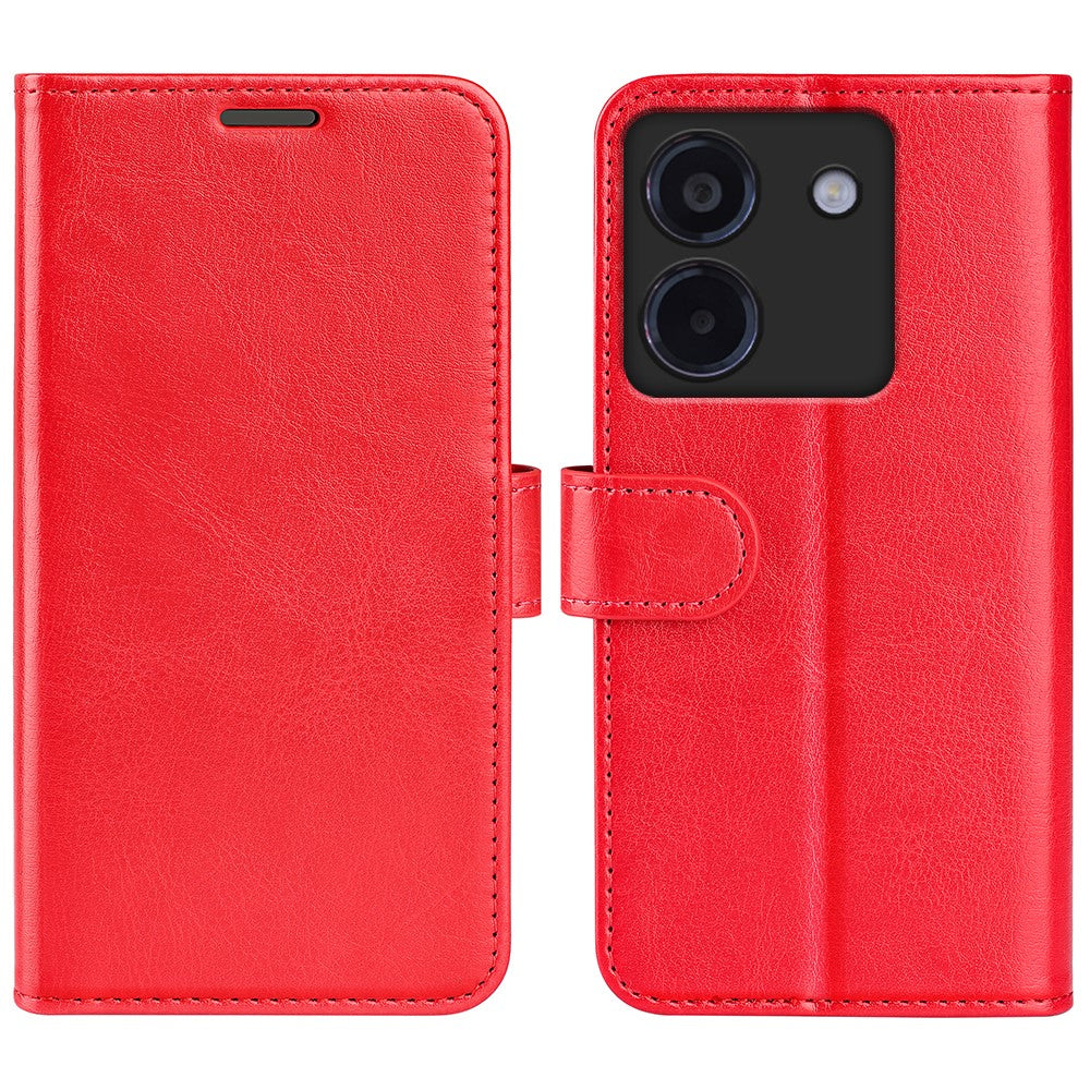 For Xiaomi Poco M7 Pro 5G Wallet Case Crazy Horse Texture Stand Leather Phone Cover