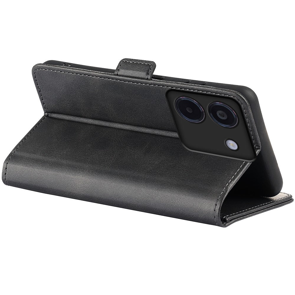 For Xiaomi Poco M7 Pro 5G Stand Case Calf Texture Leather Wallet Phone Cover