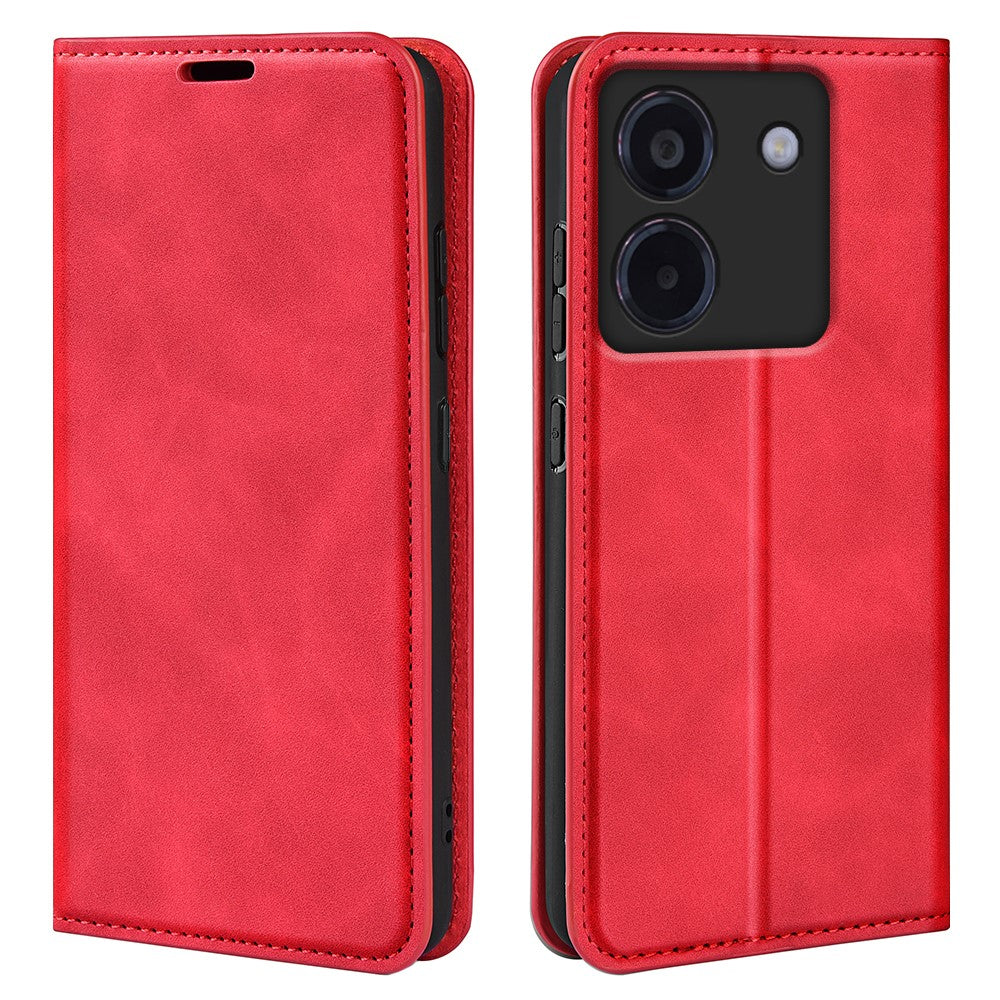 For Xiaomi Poco M7 Pro 5G Case Skin Touch Leather Wallet Phone Cover