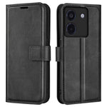 For Xiaomi Poco M7 Pro 5G Stand Case Anti-Scratch Calf Texture Leather Phone Cover