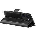 For Xiaomi Poco M7 Pro 5G Stand Case Anti-Scratch Calf Texture Leather Phone Cover