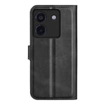 For Xiaomi Poco M7 Pro 5G Stand Case Anti-Scratch Calf Texture Leather Phone Cover