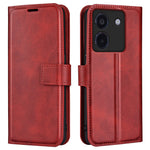 For Xiaomi Poco M7 Pro 5G Stand Case Anti-Scratch Calf Texture Leather Phone Cover