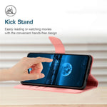 For Xiaomi Redmi Note 14 Pro 4G Case Skin Touch Lines Imprinted PU Leather Flip Phone Cover