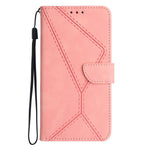 For Xiaomi Redmi Note 14 Pro 4G Case Skin Touch Lines Imprinted PU Leather Flip Phone Cover