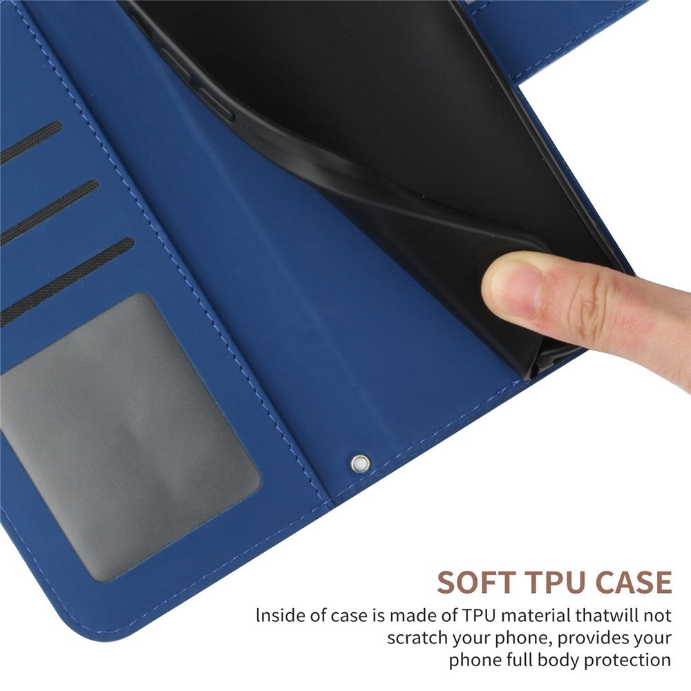 For Xiaomi Redmi Note 14 Pro 4G Case Sunflower Imprint Leather Wallet Phone Cover with Wrist Strap