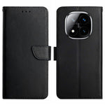 For Xiaomi Redmi Note 14 Pro 4G Case Genuine Cow Leather Phone Cover Nappa Texture