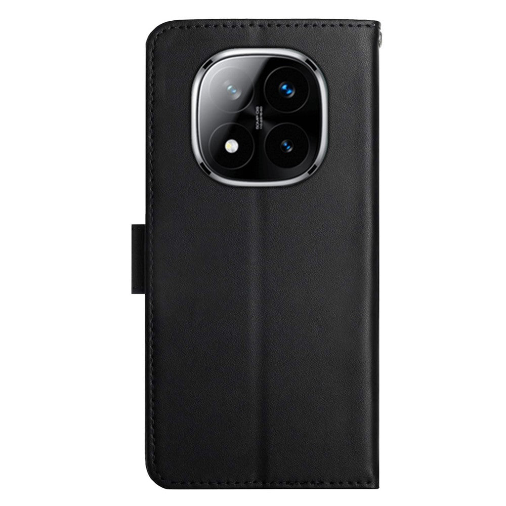 For Xiaomi Redmi Note 14 Pro 4G Case Genuine Cow Leather Phone Cover Nappa Texture