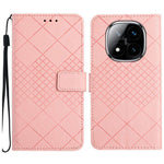 For Xiaomi Redmi Note 14 Pro 4G Wallet Phone Case Imprint PU Leather Flip Folio Cover