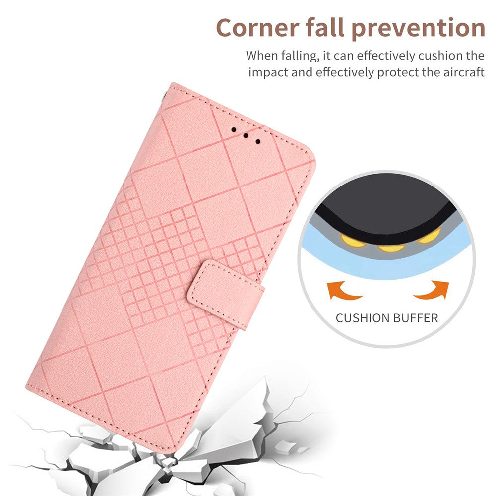 For Xiaomi Redmi Note 14 Pro 4G Wallet Phone Case Imprint PU Leather Flip Folio Cover