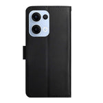 For Oppo Reno13 5G (Global) Case Genuine Cow Leather Phone Cover Nappa Texture