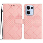 For Oppo Reno13 5G (Global) Wallet Phone Case Imprint PU Leather Flip Folio Cover
