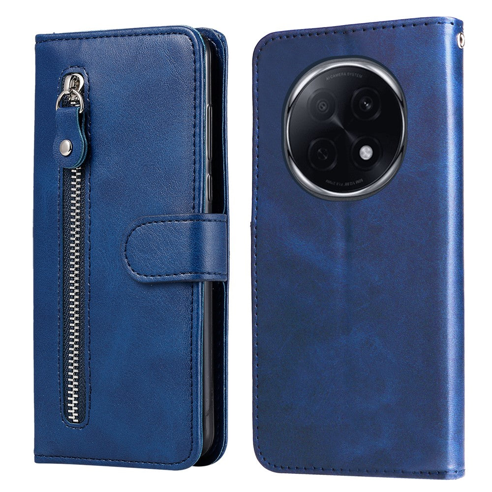 For Oppo F29 Pro 5G (Global) / A5 Pro 5G (China) Case Zipper Wallet Calf Texture PU Leather Phone Cover