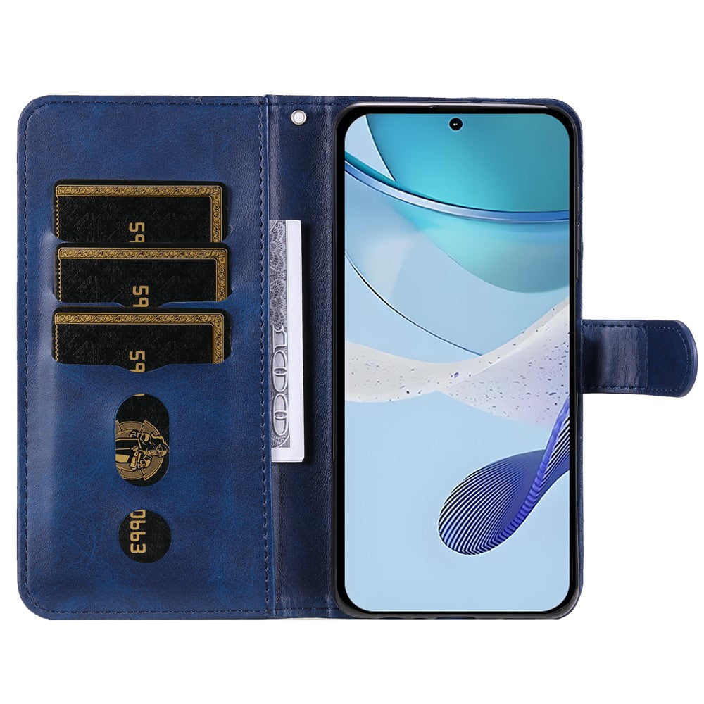 For Oppo F29 Pro 5G (Global) / A5 Pro 5G (China) Case Zipper Wallet Calf Texture PU Leather Phone Cover