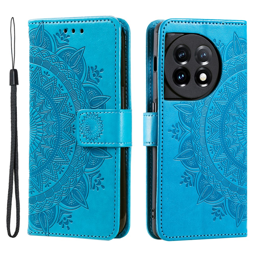 OnePlus 13R 5G stativfodral med tryckt totem PU-läder plånboksfodral