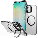 Samsung Galaxy A05 4G Genomskinligt mobilskal med Linsstativ Magnetiskt Skal