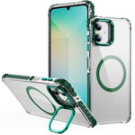 Samsung Galaxy A05 4G Genomskinligt mobilskal med Linsstativ Magnetiskt Skal