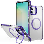 Samsung Galaxy A05 4G Genomskinligt mobilskal med Linsstativ Magnetiskt Skal