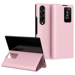 For Samsung Galaxy Z Fold3 5G Case Leather Phone Cover with View Window Card Slot
