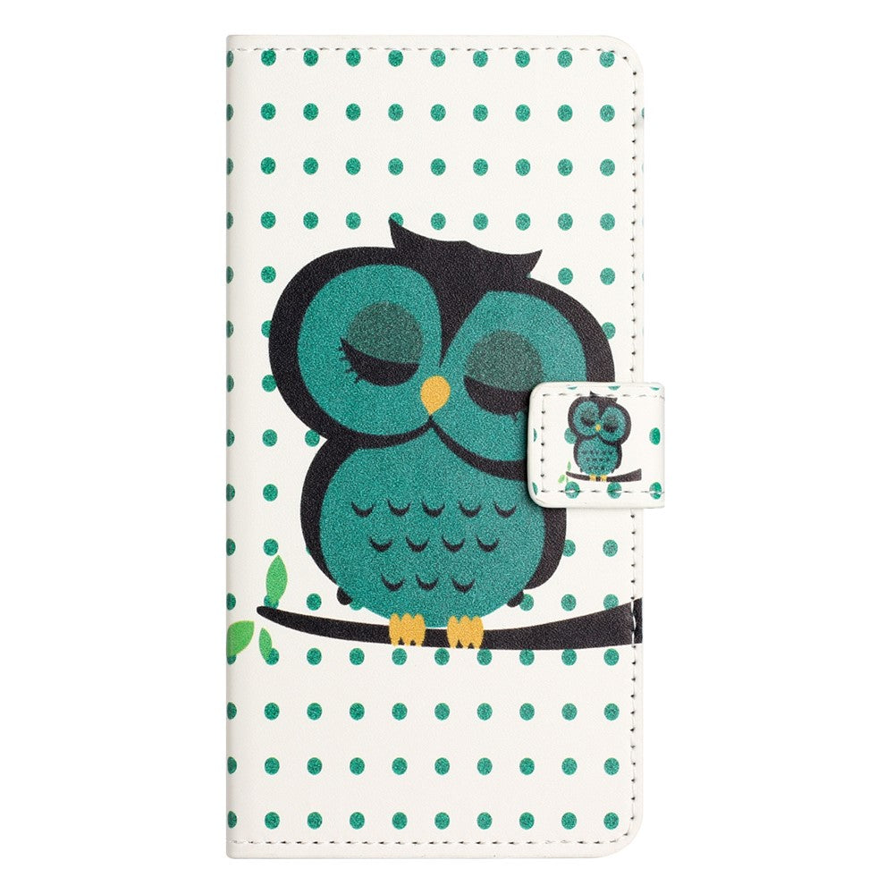 Til Samsung Galaxy A37 5G / A36 5G Etui Mønstertryk PU Læderpung Telefoncover