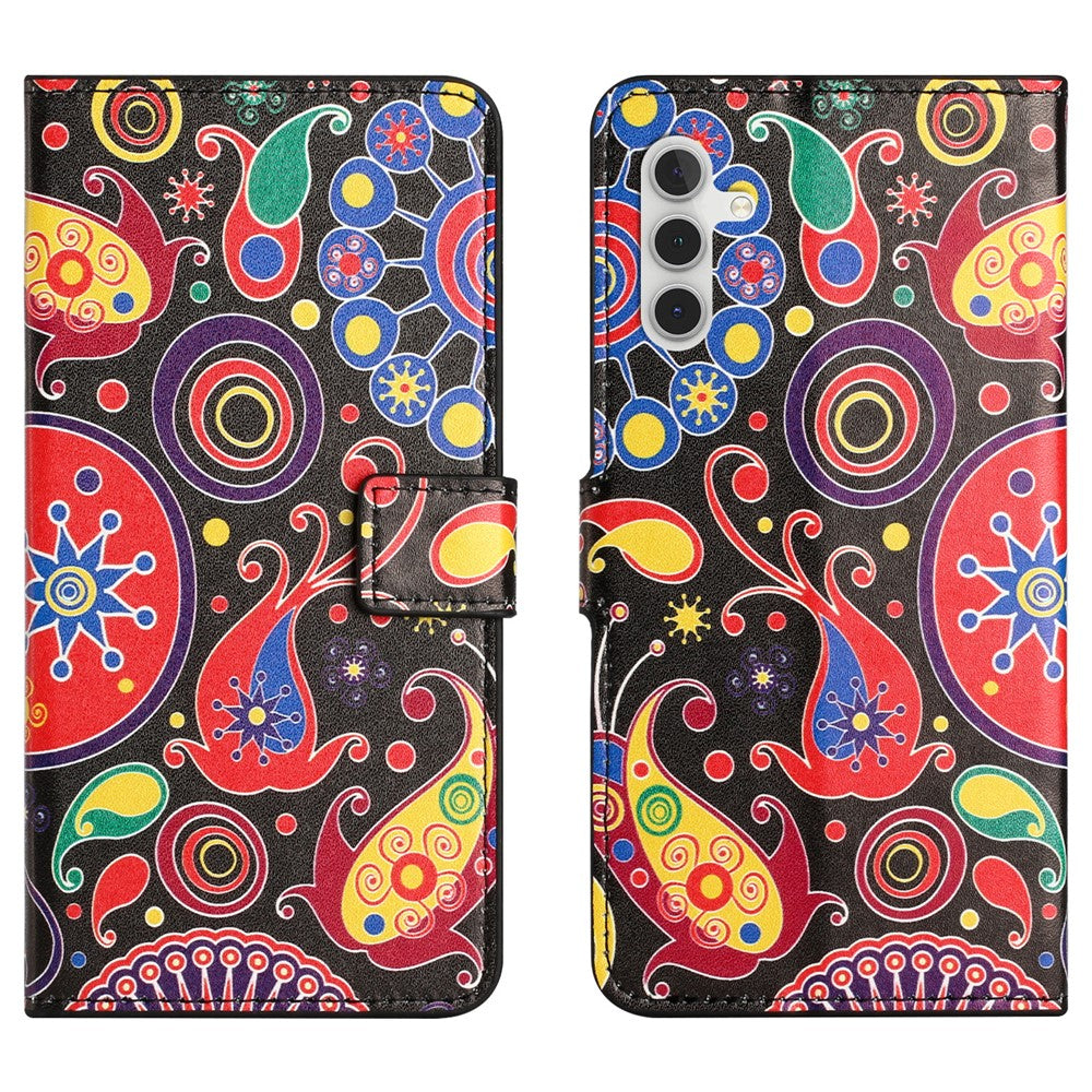 Til Samsung Galaxy A37 5G / A36 5G Etui Mønstertryk PU Læderpung Telefoncover