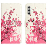 Til Samsung Galaxy A37 5G / A36 5G Etui Mønstertryk PU Læderpung Telefoncover