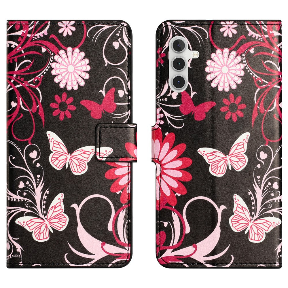 Til Samsung Galaxy A37 5G / A36 5G Etui Mønstertryk PU Læderpung Telefoncover