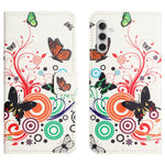 Til Samsung Galaxy A37 5G / A36 5G Etui Mønstertryk PU Læderpung Telefoncover