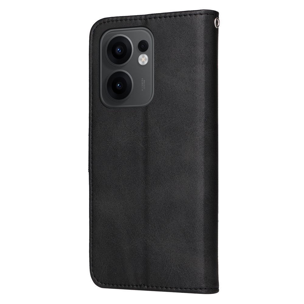 Oppo Reno13 F 5G (Reno 13 FS 5G) / 4G-pungcover i PU-læder, folio-flipcover
