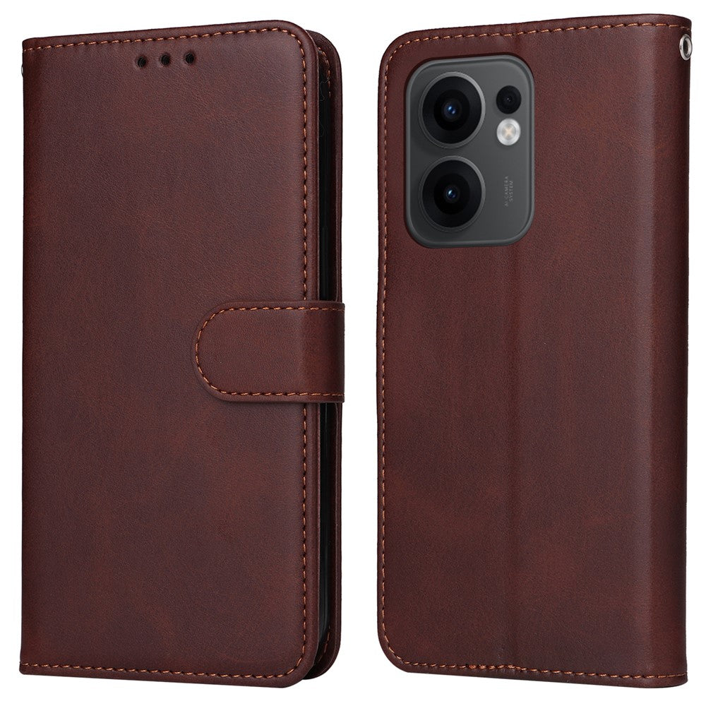 Oppo Reno13 F 5G (Reno 13 FS 5G) / 4G-pungcover i PU-læder, folio-flipcover