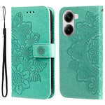 For Xiaomi Poco X7 Pro 5G / Redmi Turbo 4 5G Case Floral Pattern PU Leather Wallet Stand Phone Cover