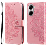 For Xiaomi Poco X7 Pro 5G / Redmi Turbo 4 5G Case Floral Pattern PU Leather Wallet Stand Phone Cover