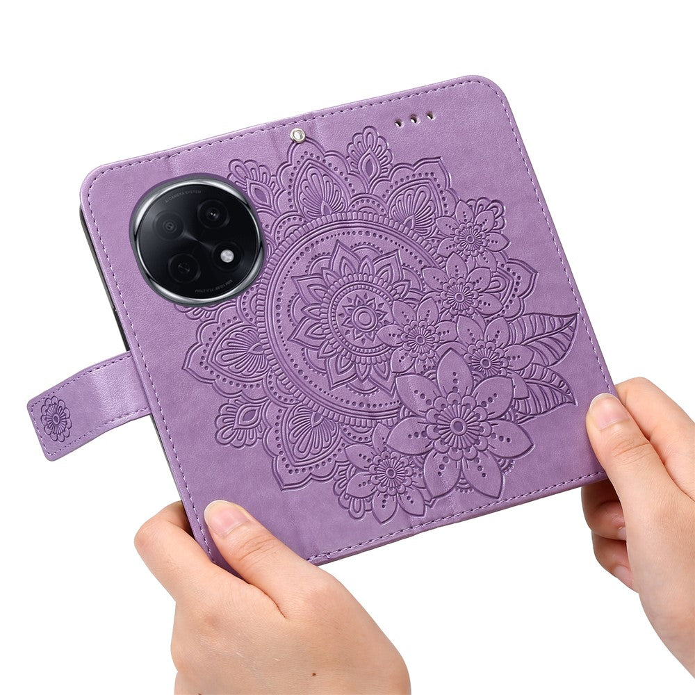 For Oppo F29 Pro 5G (Global) / A5 Pro 5G (China) Case Floral Pattern PU Leather Wallet Stand Phone Cover