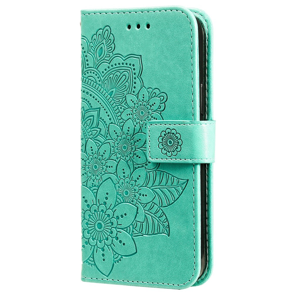 Fodral för OnePlus 13R 5G / Ace 5 Pro 5G / Ace 5 5G Blommönster PU-läder Plånboksfodral mobilskal