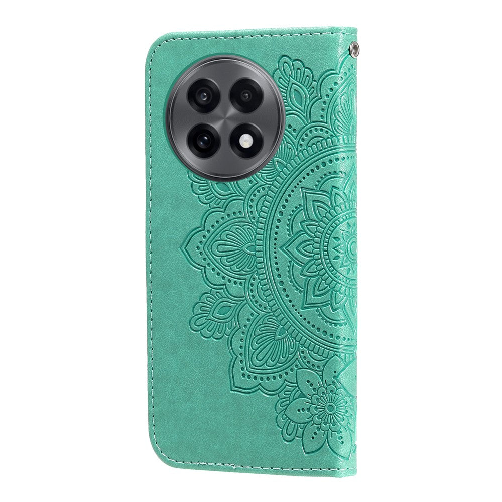 Fodral för OnePlus 13R 5G / Ace 5 Pro 5G / Ace 5 5G Blommönster PU-läder Plånboksfodral mobilskal