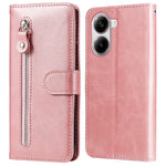 For Xiaomi Poco X7 Pro 5G / Redmi Turbo 4 5G Case Zipper Wallet Calf Texture PU Leather Phone Cover